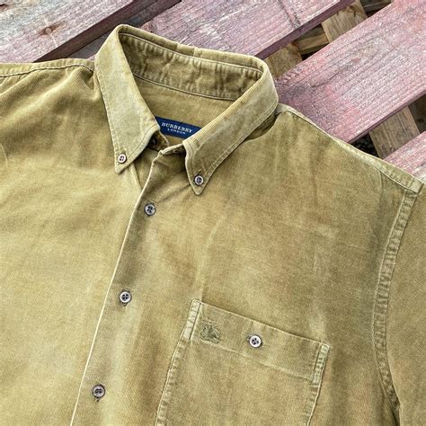 burberry cord shirt|Burberry Corduroy Shirt .